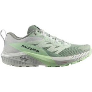 Trailrunning schoen Salomon Women Sense Ride 5 Lily Pad Metal Green Ash-Schoenmaat 38