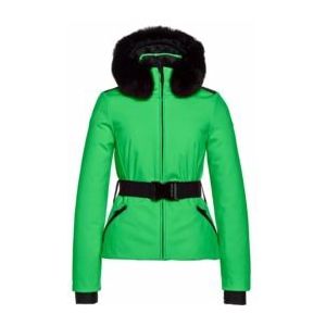 Ski Jas Goldbergh Women Hida Faux Border Flash Green-Maat 32