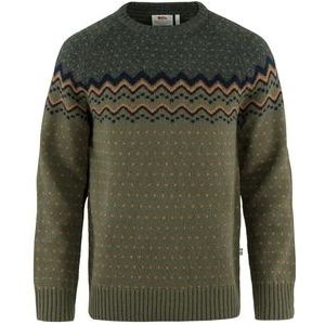 Trui Fjallraven Men Ovik Knit Sweater Laurel Green-Deep Forest-L