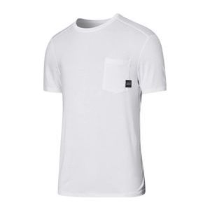 T-shirt Saxx Men Sleepwalker Pocket Tee White-L