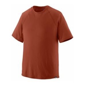 T Shirt Patagonia Men Cap Cool Trail Shirt Mangrove Red-XL