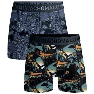 Boxershort Muchachomalo Men Shorts Lion Print Green 