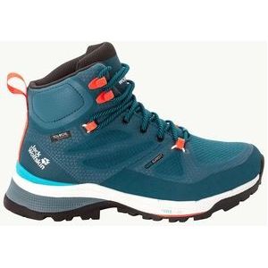 Wandelschoen Jack Wolfskin Women Force Striker Texapore Mid Blue Coral-Schoenmaat 37