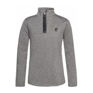 Skipully Protest Boys Rewillowy Jr 1/4 Zip Active Dark Grey Melee-Maat 152