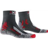 Wandelsok X-Socks Men Trek Outdoor Low Cut Anthracite Red-Schoenmaat 39 - 41