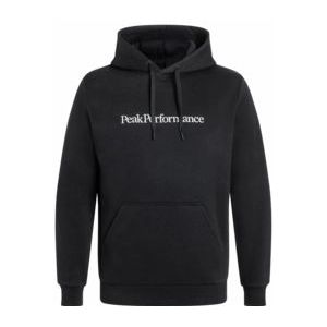 Hoodie Peak Performance Men Big Logo Hood Black-S