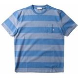 T-Shirt Edmmond Studios Men Faran Stripes Blue-XL