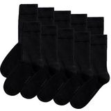 Sok Bjorn Borg Unisex Essential Ankle Sock Black (10-pack)-Schoenmaat 36 - 40