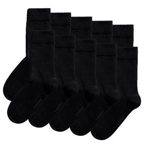 Sok Bjorn Borg Unisex Essential Ankle Sock Black (10-pack)-Schoenmaat 36 - 40