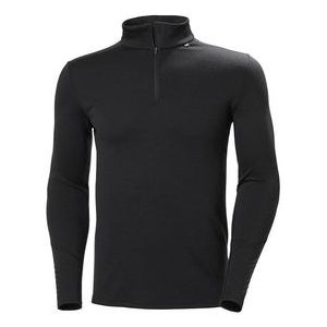 Ondershirt Helly Hansen Men Lifa Merino Midweight 1/2 Zip Black-S