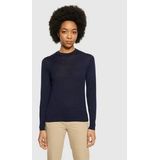 Knowledge Cotton Apparel - Trui - Total Eclipse - Fine Merino Crew Neck