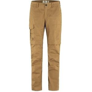 Broek Fjällräven Women Karla Pro Zip off Trousers Buckwheat Brown-Maat 46