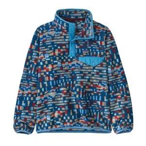 Trui Patagonia Kids Lightweight Synchilla Snap-T Pullover Lagom Blue-M