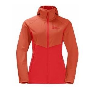 Jas Jack Wolfskin Women Go Hike Softshell Tango Orange-M