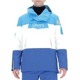 Ski Jas UYN Men Natyon Flag Jacket Half Zip Diva Blue Blanc Surf-XL