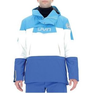 Ski Jas UYN Men Natyon Flag Jacket Half Zip Diva Blue Blanc Surf-S