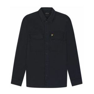 Blouse Lyle & Scott Men Garment Dyed Overshirt Dark Navy-M