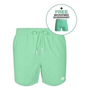 Zwembroek Muchachomalo Boys Solid Tealish Green-Maat 134 / 140