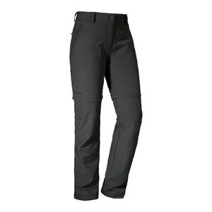 Afritsbroek Schöffel Women Pants Regular Ascona Zip Off Asphalt-Maat 46