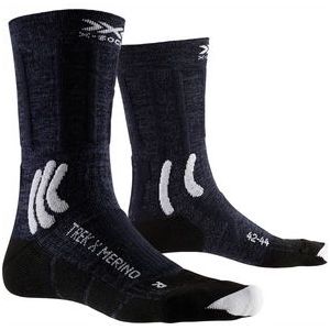 Wandelsok X-Socks Men Trek X Merino Blue White-Schoenmaat 42 - 44