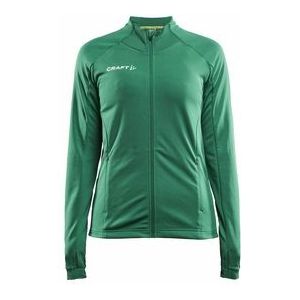 Trainingsjack Craft Women Evolve Full Zip Team Green-XL