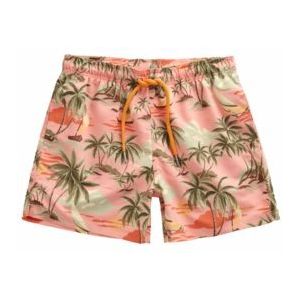 Zwembroek GANT Men Swim Shorts Hawaii Print Peachy Pink-XL