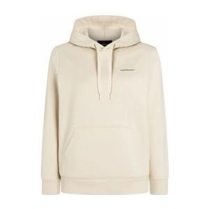 Hoodie Peak Performance Women Logo Hood Sweatshirt Sand Fog-XL