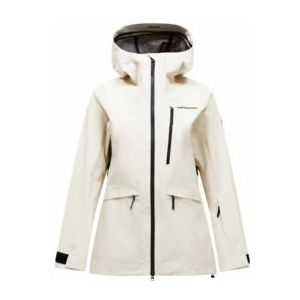 Jas Peak Performance Women Vertec Hipe Shell Jacket Sand Fog-XS