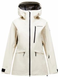 Jas Peak Performance Women Vertec Hipe Shell Jacket Sand Fog-XS