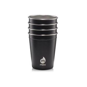 Reisbeker Mizu Party Cup Black 300ml(4-Delig)