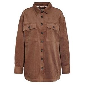 Blouse Barbour Women Oakfield Overshirt Taupe