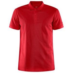 Polo Craft Men Core Unify Polo Shirt Bright Red-XS