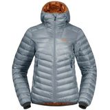 Jas Bergans Women Senja Down Light Hood Husky Blue/Golden Field-M