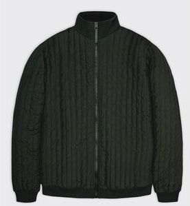 Jas Rains Unisex Liner High Neck Jacket Green-XL