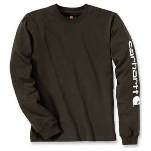 Shirt Carhartt Men Sleeve Logo L/S Peat-L
