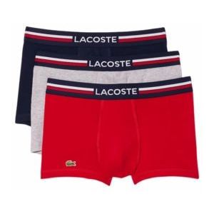 Boxershort Lacoste Men 5H3386 Navy Blue/Silver Chine-Red (Set van 3)-XXL