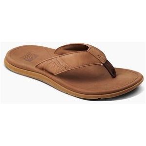 Slipper Reef Men Leather Santa Ana Brown-Schoenmaat 43