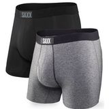 Boxershort Saxx Men Vibe Black / Grey 2-Pack-S