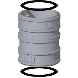 Burgerhout - Miniflex Koppelstuk - Flex-flex - 60mm