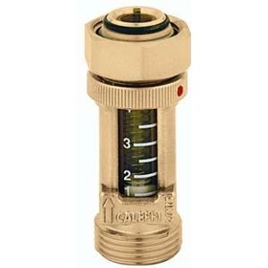Caleffi 669 debietmeter 3/4" wartel x buitendraad