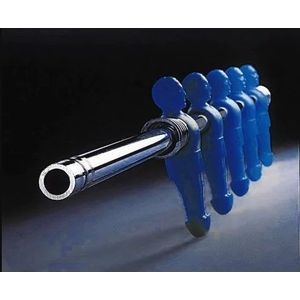 2-speler stang met gegoten pop blauw