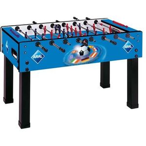 Garlando Voetbaltafel Garlando Olympic Brair wood m/glas m/geg poppen, Gratis levering
