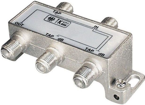 Multitap met 3 uitgangen - 10 dB / 5-1000 MHz