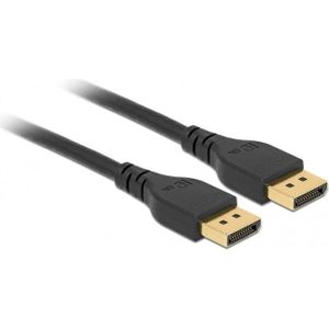 DeLOCK premium DisplayPort kabel met smalle connectoren - versie 1.4 - 8K gecertificeerd - 1 meter