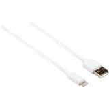 Sync And Charge-Kabel - Apple Lightning 8-Pins Male - USB-A Male - 3,0 M - Wit