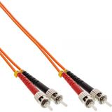 ST Duplex Optical Fiber Patch kabel - Multi Mode OM2 - 15 meter