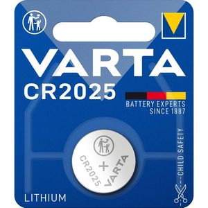 Varta Knoopcel Batterij - Cr 2025 - Lithium Professioneel - 3 Volt