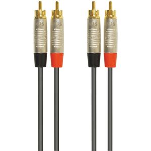 NJS/Rean Professional Tulp stereo kabel | 6 meter