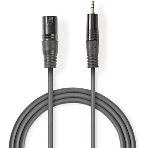 Nedis XLR (m) - 3,5mm Jack (m) audiokabel - 3 meter