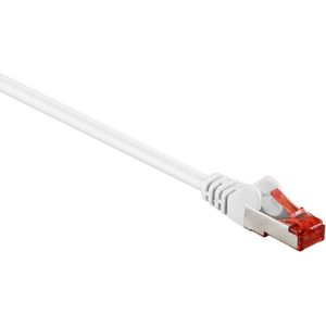 S/FTP CAT6 Gigabit netwerkkabel / wit - LSZH - 50 meter